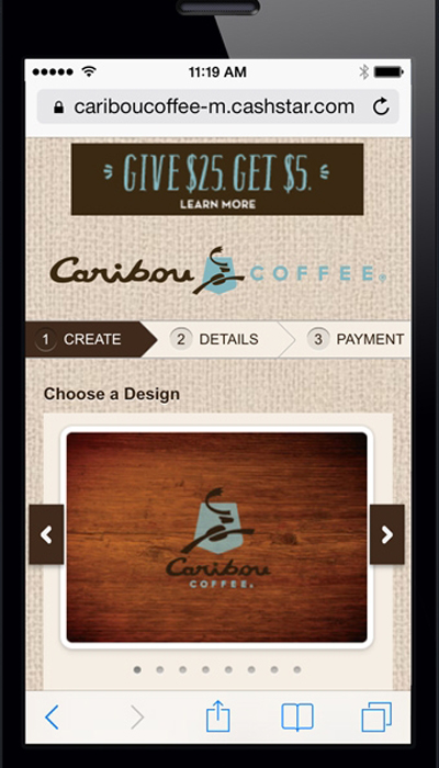 Caribou Coffee Supercharges Loyalty Strategy With Mobile Gift Cards
