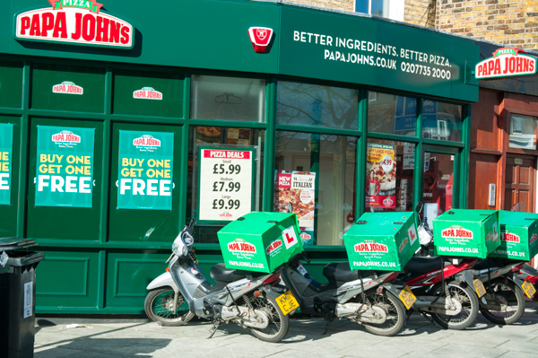 U.K. Papa John’s Wants Its Customers to Rant and Rave