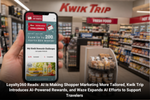 Loyalty360 Reads: AI is Making Shopper Marketing More Tailored, Kwik Trip Introduces AI-Powered Rewards, and Waze Expands AI Efforts to Support Travelers 