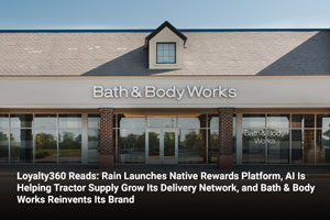 Loyalty360 Reads: Rain Launches Native Rewards Platform, AI Is Helping Tractor Supply Grow Its Delivery Network, and Bath & Body Works Reinvents Its Brand 