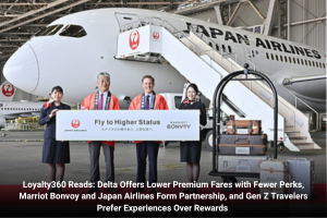 Loyalty360 Reads: Delta Offers Lower Premium Fares with Fewer Perks, Marriot Bonvoy and Japan Airlines Form Partnership, and Gen Z Travelers Prefer Experiences Over Rewards 