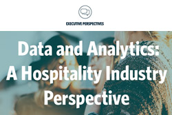 Data and Analytics: A Hospitality Industry Perspective 