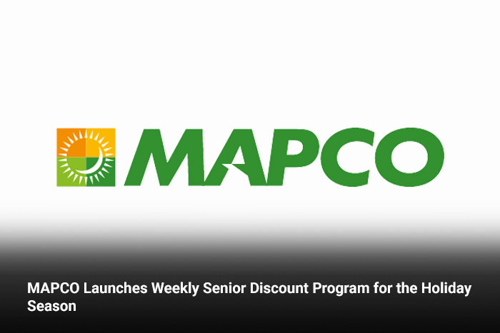 MAPCO Launches Weekly Senior Discount Program for the Holiday Season 