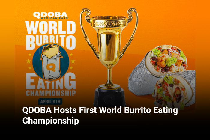 QDOBA Hosts First World Burrito Eating Championship 