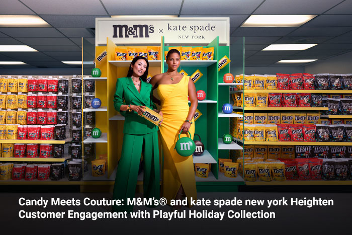 Candy Meets Couture: M&M’s® and kate spade new york Heighten Customer Engagement with Playful Holiday Collection 