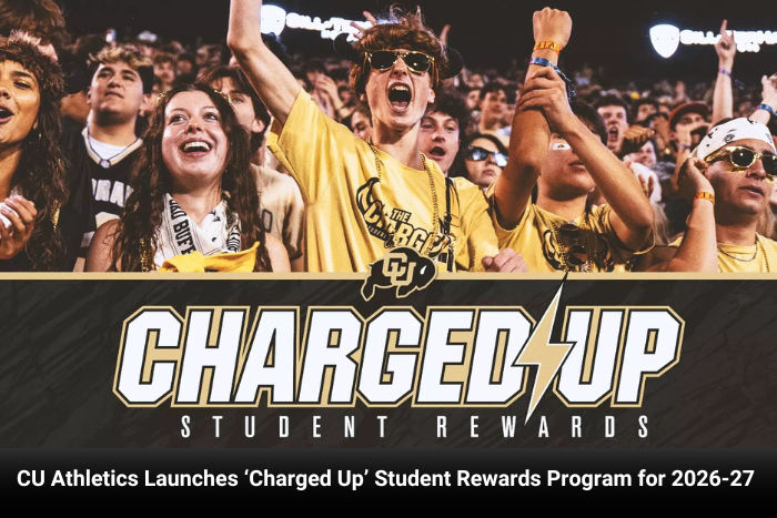 CU Athletics Launches ‘Charged Up’ Student Rewards Program for 2026-27 