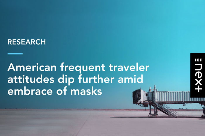 COVID-19 Survey: American Frequent Traveler Attitudes Dip Further Amid Embrace of Masks