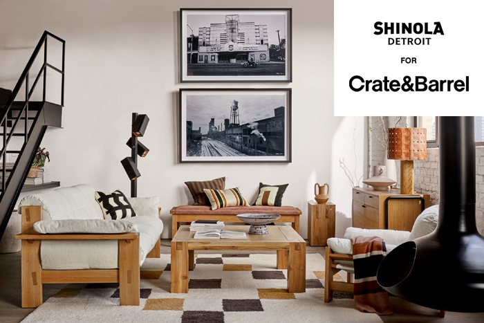 Crate & Barrel and Shinola Unveil Exclusive Furniture and Housewares Collection