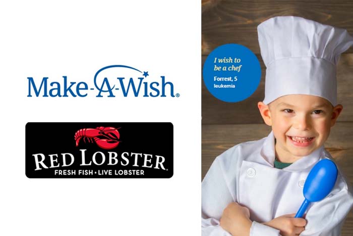Red Lobster Partners with Make-A-Wish as National Charity Partner to Serve Up Experiences of a Lifetime