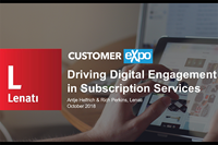 Driving Digital Engagement in Subscription Services [Customer Expo 2018]