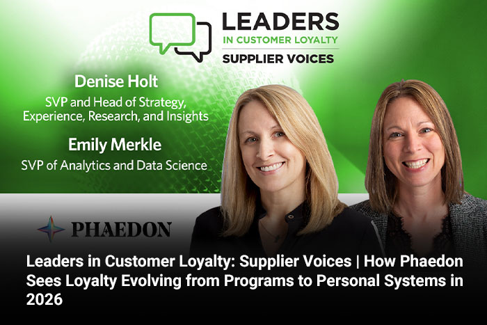 Leaders in Customer Loyalty: Supplier Voices | How Phaedon Sees Loyalty Evolving from Programs to Personal Systems in 2026 