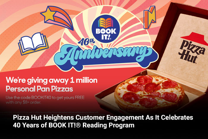 Pizza Hut Heightens Customer Engagement as It Celebrates 40 Years of BOOK IT!® Reading Program 