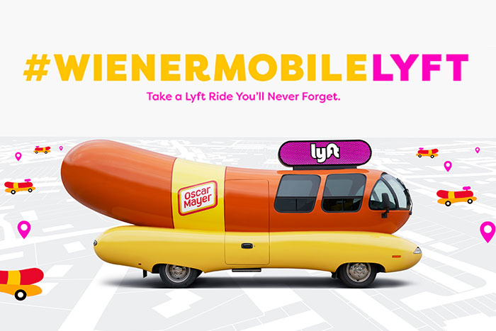 Oscar Mayer and Lyft Team up to Give Fans Unexpected Rides in the Iconic Wienermobile