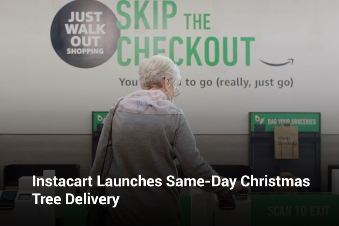 Instacart Launches Same-Day Christmas Tree Delivery