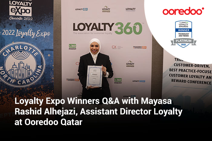 Loyalty Expo Winners Q&A with Mayasa Rashid Alhejazi, Assistant Director Loyalty at Ooredoo Qatar