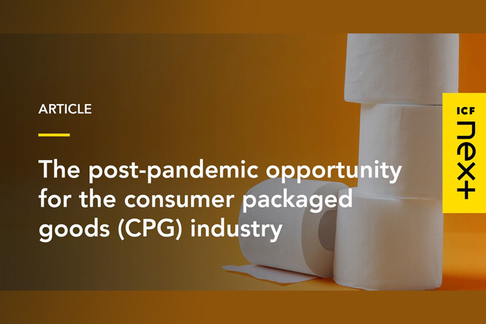 The Post-Pandemic Opportunity For The Consumer Packaged Goods (CPG) Industry