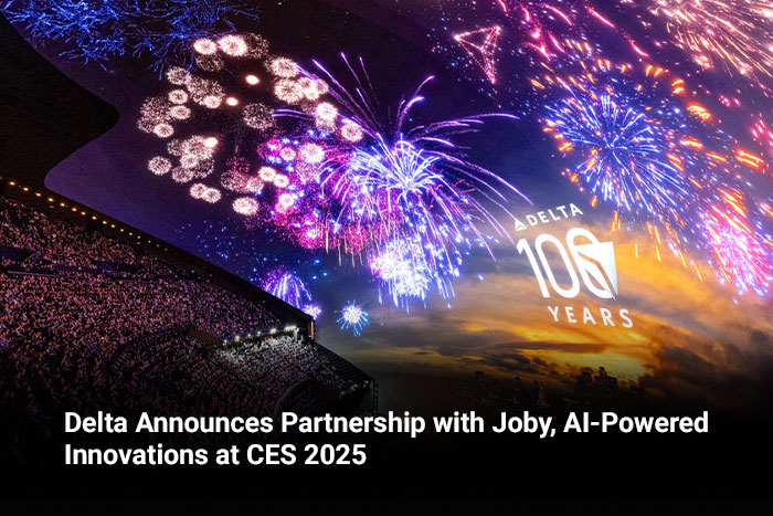Delta Announces Partnership with Joby, AI-Powered Innovations at CES 2025 