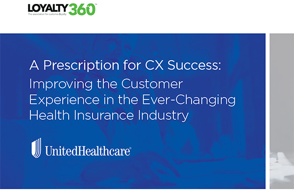 A Prescription for CX Success: Improving the Customer Experience in the Ever-Changing Health Insuran