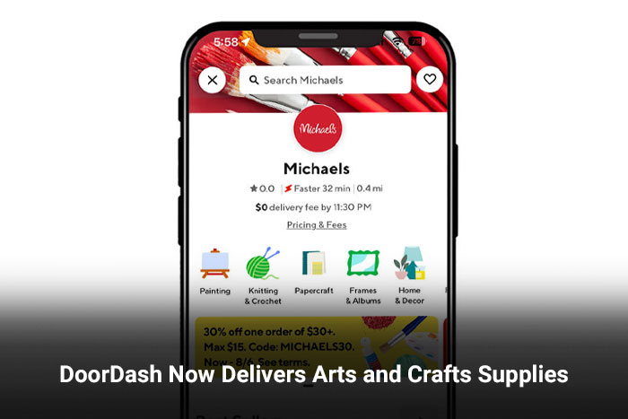 DoorDash Now Delivers Arts and Crafts Supplies 