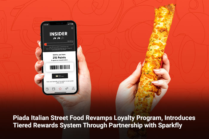 Piada Italian Street Food Revamps Loyalty Program, Introduces Tiered Rewards System Through Partnership with Sparkfly 