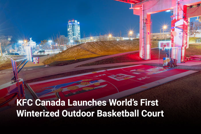 KFC Canada Launches World’s First Winterized Outdoor Basketball Court 