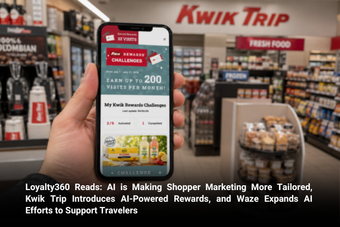 Loyalty360 Reads: AI is Making Shopper Marketing More Tailored, Kwik Trip Introduces AI-Powered Rewards, and Waze Expands AI Efforts to Support Travelers 
