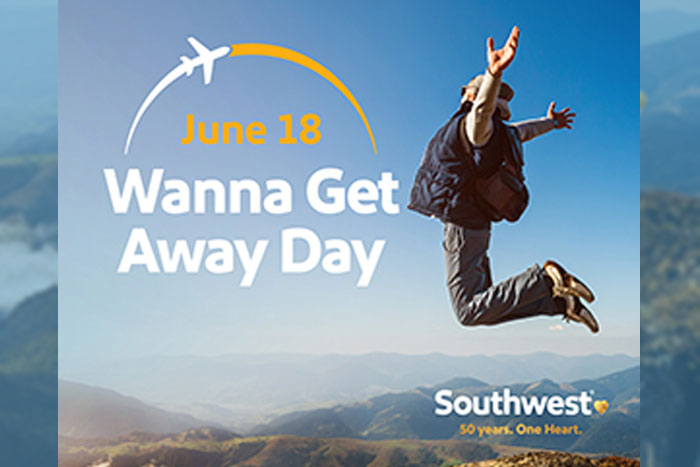Southwest Airlines Celebrates 50th Anniversary with Rewards Points
