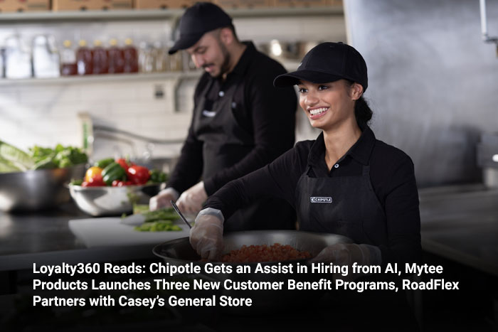 Chipotle employees assisting customers 