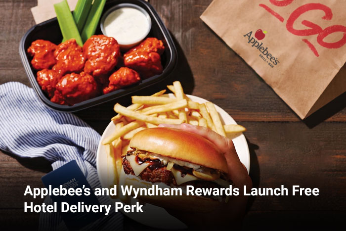 Applebee’s and Wyndham Rewards Launch Free Hotel Delivery Perk