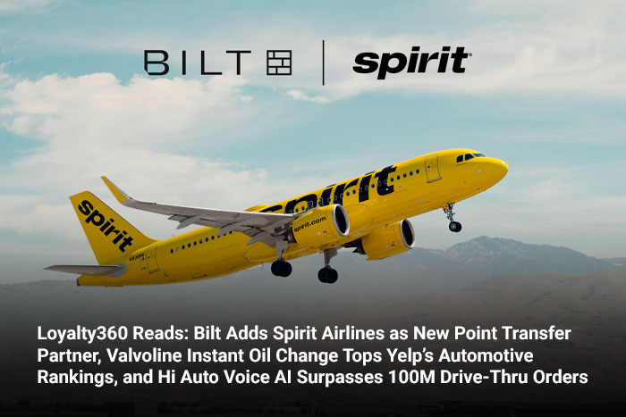 Bilt Adds Spirit Airlines as New Point Transfer Partner