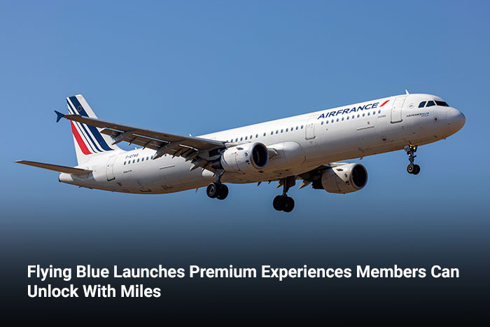 Flying Blue Launches Premium Experiences Members Can Unlock With Miles
